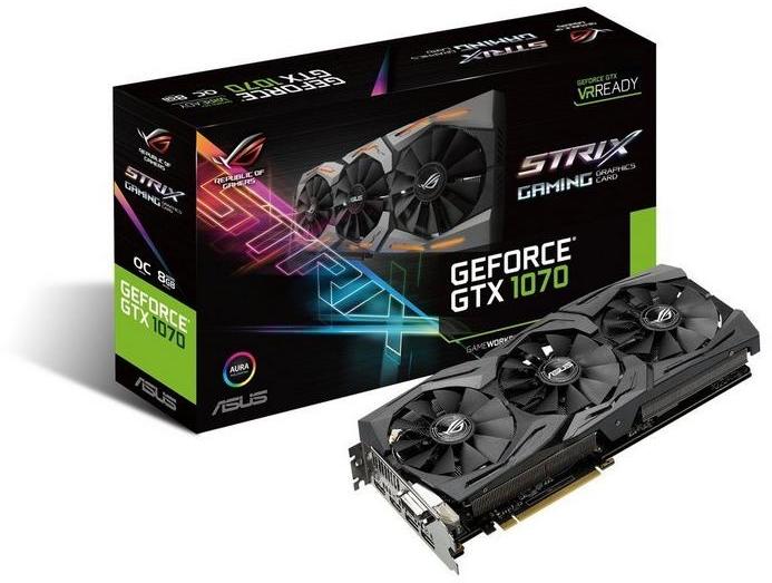 ASUS GTX 1070 Strix OC 8GB GDDR5 256bit